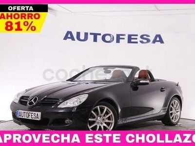 Usado Mercedes SLK200 163 CV (119 kW) 2006 Negro Descapotable
