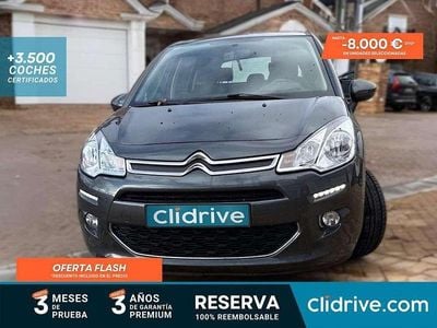 Usado Citroën C3 92 CV (67 kW) 2015 Negro Utilitario
