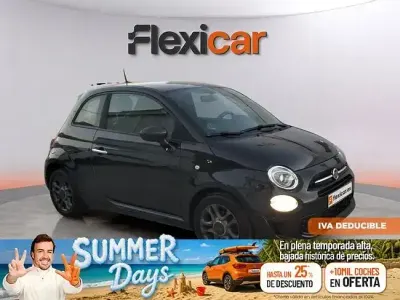 Usado Fiat 500 Club 70 CV (51 kW) 2022 Negro Utilitario