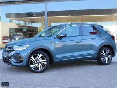 Usado VW T-Roc R-line 150 CV (110 kW) 2023 Azul SUV