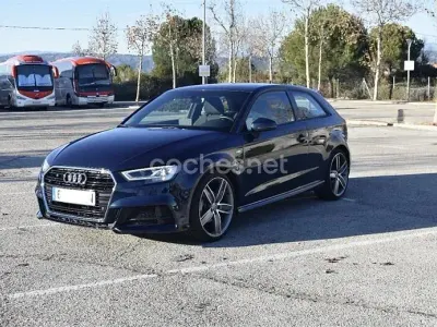 Usado Audi A3 S-Line 150 CV (110 kW) 2017 Azul Berlina