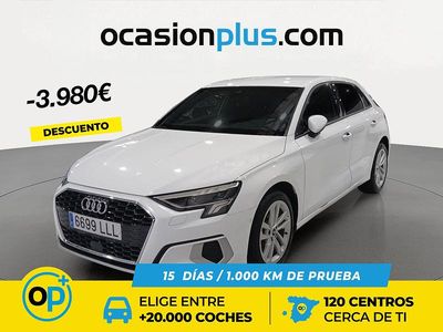 Usado Audi A3 Advanced Plus 110 CV (80 kW) 2020 Blanco Berlina