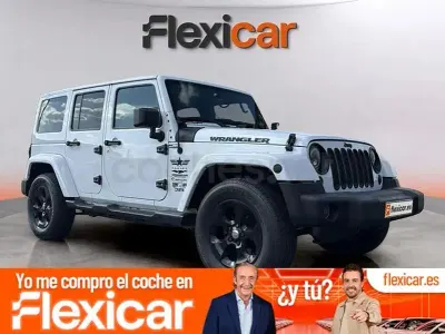 Usado Jeep Wrangler Unlimited Sahara 200 CV (147 kW) 2018 Blanco SUV