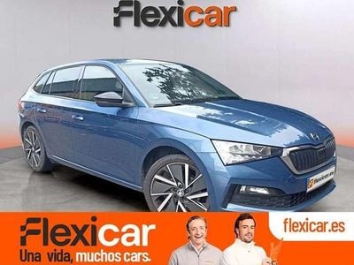 Usado Skoda Scala Sport 110 CV (80 kW) 2022 Azul Utilitario