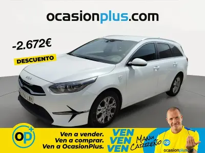 Usado Kia Ceed 136 CV (100 kW) 2022 Blanco Utilitario