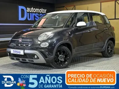 Usado Fiat 500L Cross 95 CV (69 kW) 2021 Gris Monovolumen