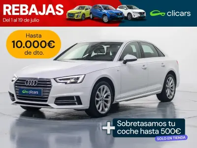 Usado Audi A4 S-Line 150 CV (110 kW) 2018 Blanco Berlina