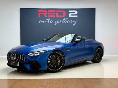 Usado Mercedes SL63 AMG AMG 585 CV (430 kW) 2022 Azul Descapotable