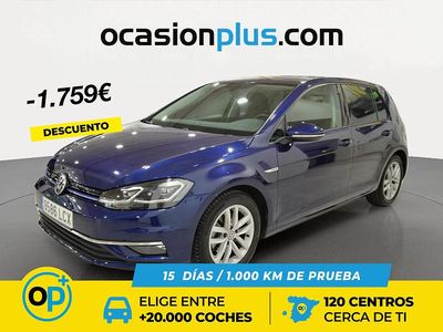 Usado VW Golf VII Advance 130 CV (95 kW) 2019 Azul