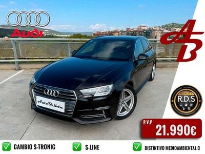 Usado Audi A4 S-Line 190 CV (139 kW) 2016 Negro Familiar