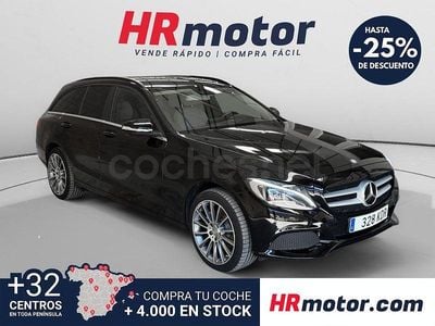 Usado Mercedes C220 170 CV (125 kW) 2014 Negro Familiar