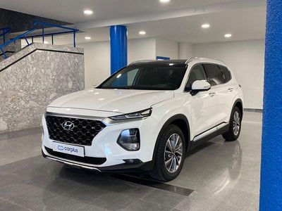Usado Hyundai Santa Fe Style 200 CV (147 kW) 2021 White cream (mica) SUV