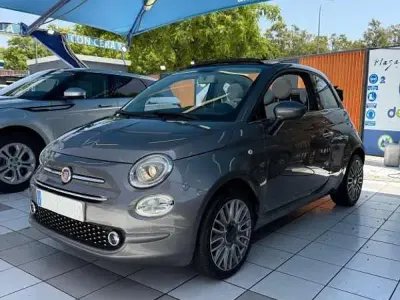 Usado Fiat 500C Lounge 69 CV (50 kW) 2018 Gris Descapotable