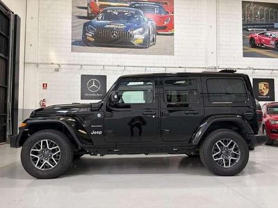 Usado Jeep Wrangler Unlimited Sahara 381 CV (280 kW) 2022 Negro SUV