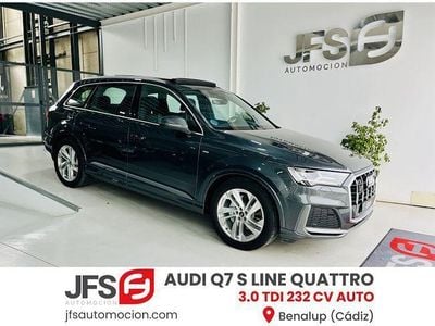 Usado Audi Q7 S-Line 232 CV (170 kW) 2022 Gris SUV