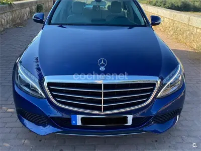 Usado Mercedes C220 Exclusive 170 CV (125 kW) 2014 Azul Berlina
