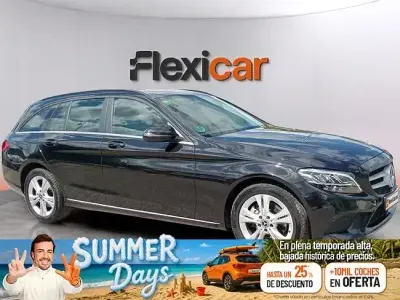 Usado Mercedes C220 194 CV (142 kW) 2019 Negro Familiar
