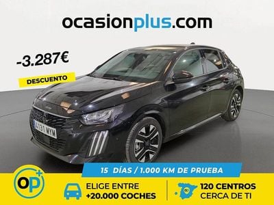 Usado Peugeot 208 Allure 100 CV (73 kW) 2025 Negro Utilitario