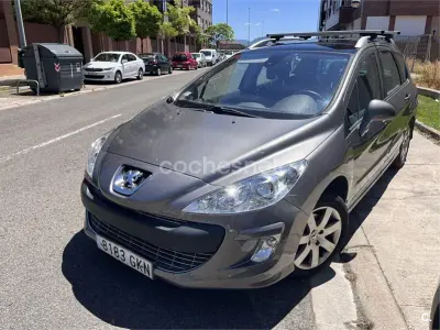 Usado Peugeot 308 SW Sport 110 CV (80 kW) 2009 Gris / plata Familiar