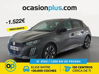 Usado Peugeot 208 Allure 100 CV (73 kW) 2024 Gris Utilitario
