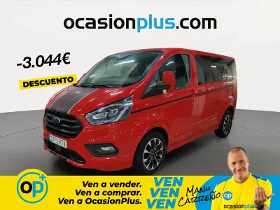 Usado Ford Transit Custom Sport 170 CV (125 kW) 2019 Rojo Familiar