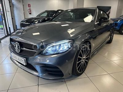 Gris Usado 2022 Mercedes C220 Descapotable | 39.900 € (Buen precio)