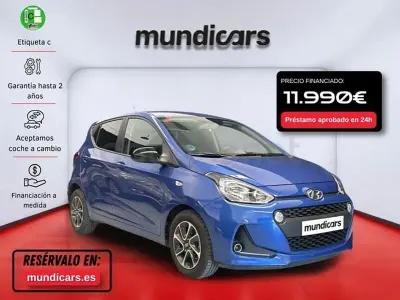 Usado Hyundai i10 Edition 87 CV (63 kW) 2019 Azul Utilitario