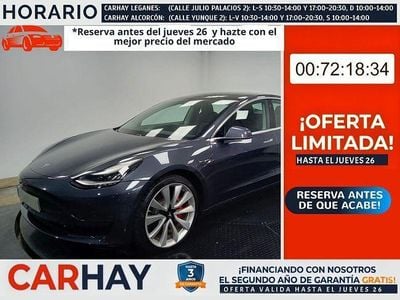 Usado Tesla Model 3 Performance 461 kW (627 CV) 2019 Gris Berlina