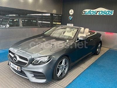 Gris / plata Usado 2018 Mercedes E220 Descapotable | 31.900 € (Precio justo)