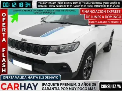Occasion Jeep Compass Trailhawk 241 ch (177 kW) 2022 Blanc SUV
