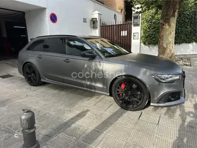Usado Audi RS6 560 CV (411 kW) 2014 Gris / plata Familiar