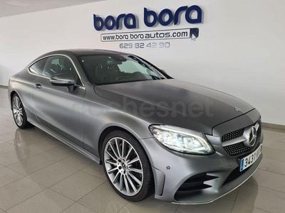 Usado Mercedes C300 258 CV (189 kW) 2019 Gris / plata Coupe