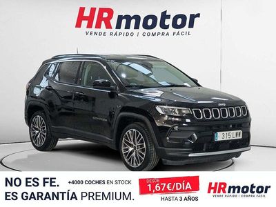 Usado Jeep Compass Limited 131 CV (96 kW) 2022 Negro SUV