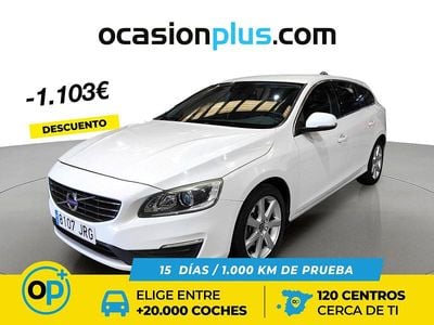 Usado Volvo V60 Momentum 150 CV (110 kW) 2016 Blanco Familiar