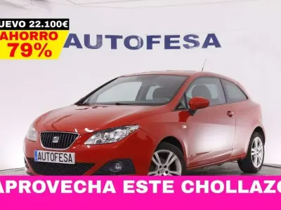 Usado Seat Ibiza 75 CV (55 kW) 2012 Rojo Berlina