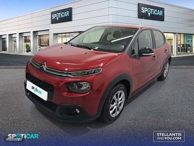 Usado Citroën C3 Feel 68 CV (50 kW) 2018 Rojo Utilitario