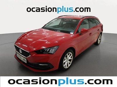 Usado Seat Leon Style 130 CV (95 kW) 2021 Azul Monovolumen