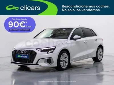 Usado Audi A3 Advanced Plus 110 CV (80 kW) 2022 Blanco Berlina