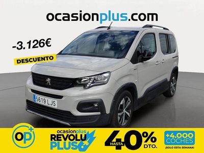 Usado Peugeot Rifter GT-line 130 CV (95 kW) 2020 Gris Monovolumen