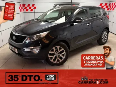 Usado Kia Sportage 115 CV (84 kW) 2016 Negro SUV