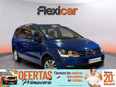 Usado VW Sharan Edition 150 CV (110 kW) 2018 Azul Monovolumen