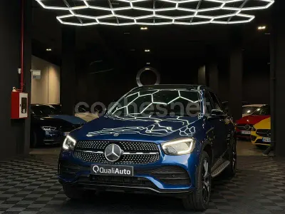 Usado Mercedes GLC300e 320 CV (235 kW) 2020 Azul SUV