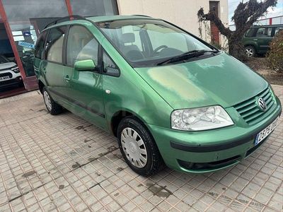 Begagnad VW Sharan Comfortline 115 HK (84 kW) 2002 Grön Minibuss