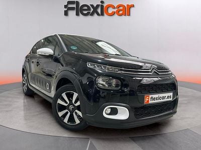 Usado Citroën C3 PureTech 82 CV (60 kW) 2018 Negro Berlina