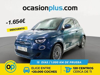 Usado Fiat 500e Icon 86 kW (118 CV) 2022 Verde Utilitario