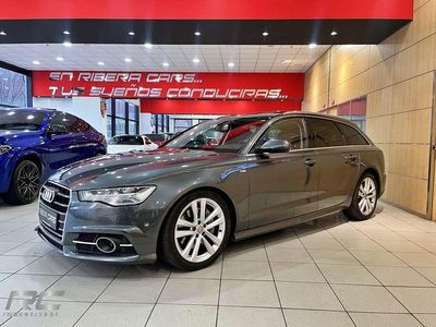 Usado Audi A6 S-Line 272 CV (200 kW) 2017 Gris / plata Familiar