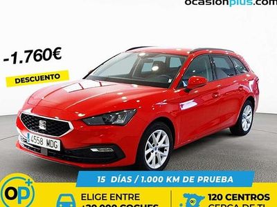 Usado Seat Leon ST Style 110 CV (80 kW) 2023 Rojo Familiar