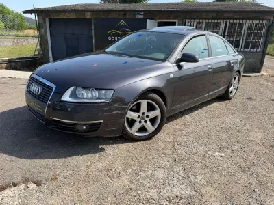 Usado Audi A6 224 CV (164 kW) 2005 Gris Berlina