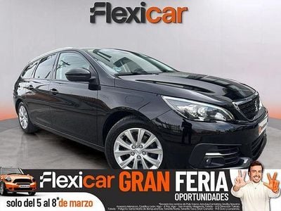 Usado Peugeot 308 SW Active 120 CV (88 kW) 2018 Negro Familiar
