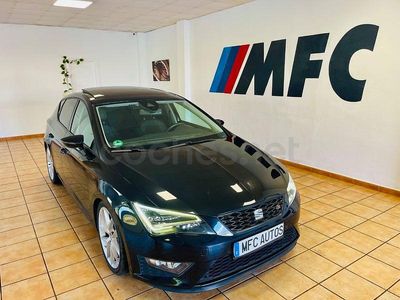 Usado Seat Leon FR 184 CV (135 kW) 2014 Negro Berlina